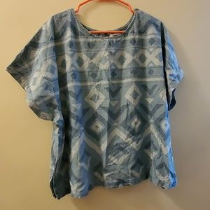 NWT Chambray short sleeved shirt